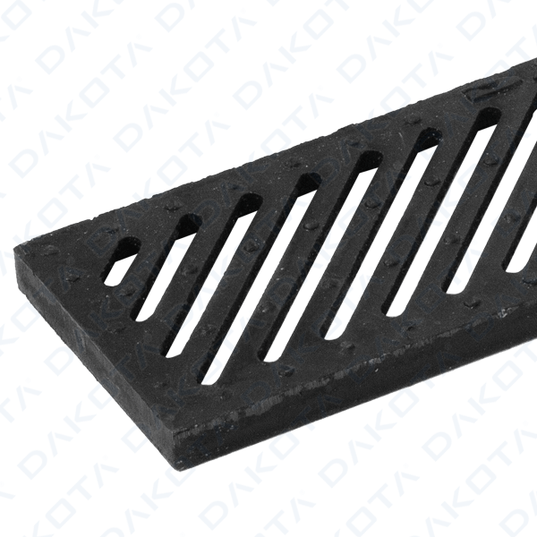 Grille en fonte anti-talon B125 130