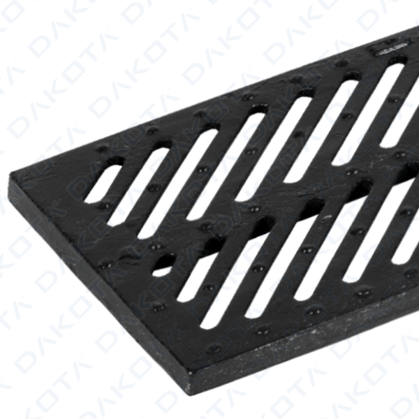 Grille en fonte anti-talon B125 200