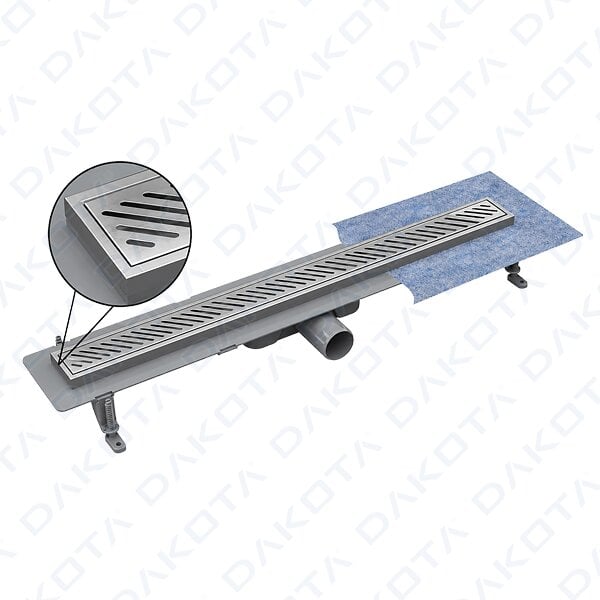 Kit Caniveau avec grille Oblì - L. 600 mm