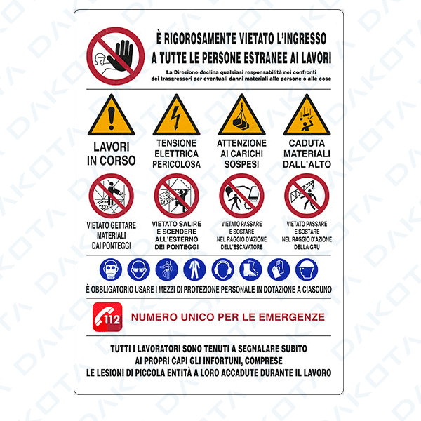 Assinar 11 Símbolos com Regulamentos de Segurança