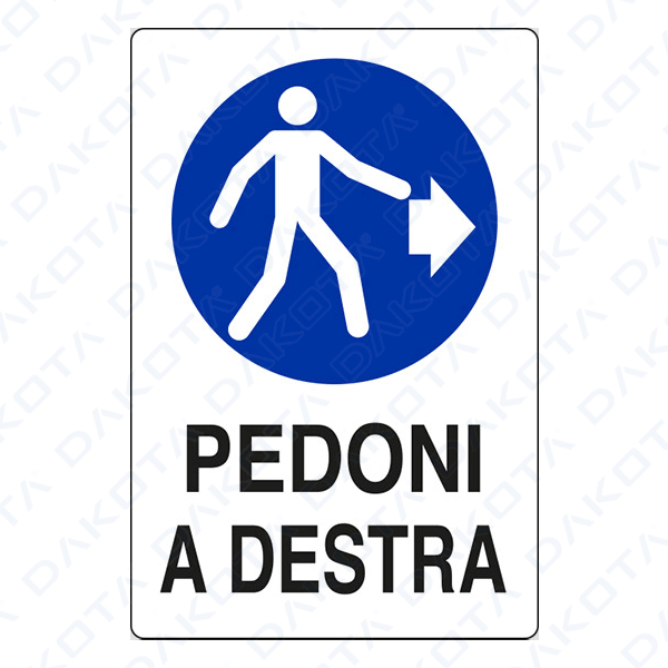 Pedoni a Destra