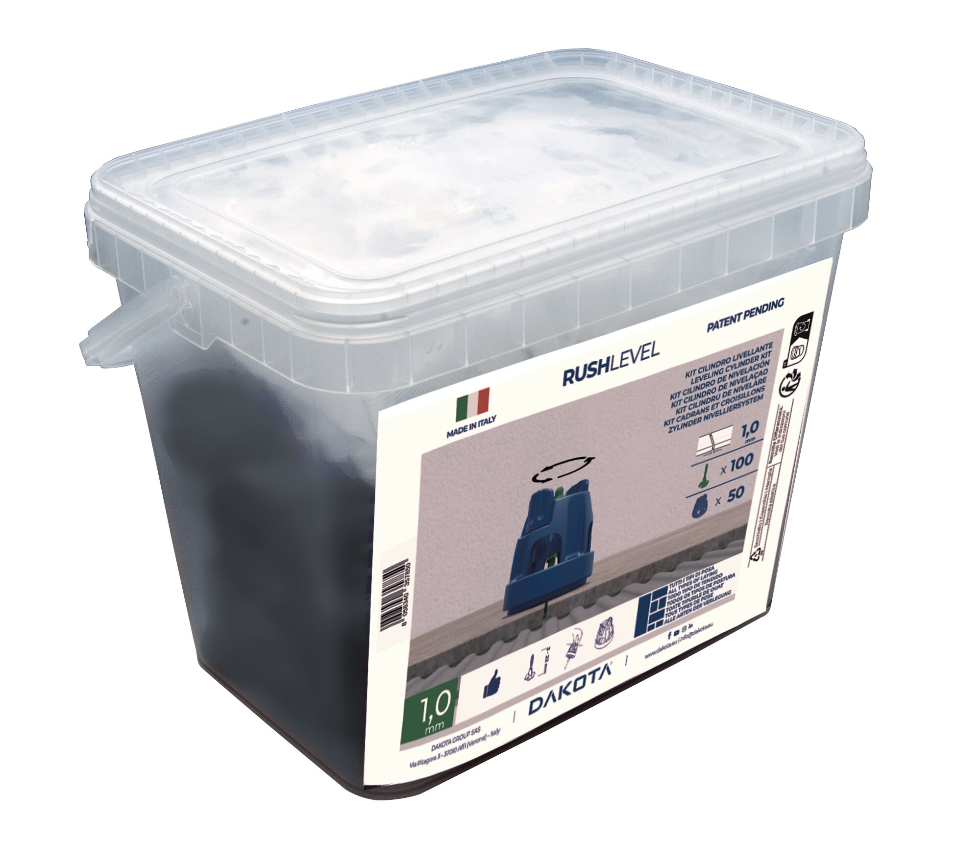 Kit Rush Cilindro de nível e parafusos de 1,0 mm