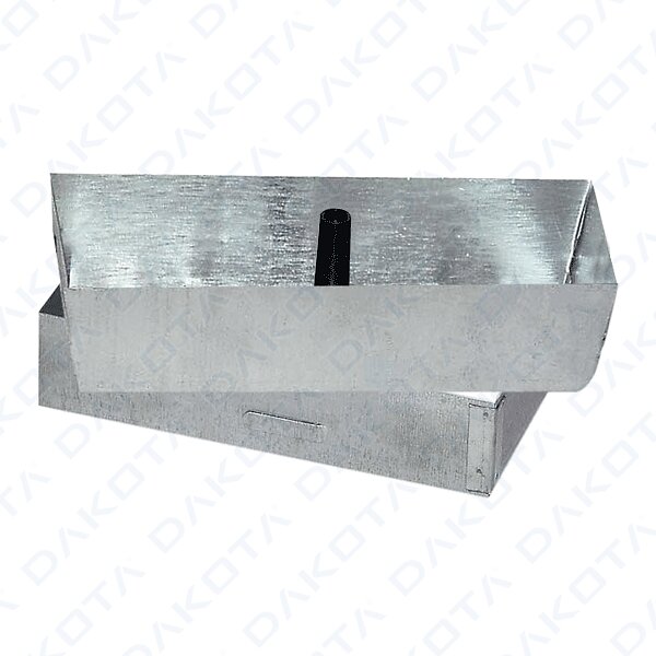Sigillo di ispezione a riempimento disponibile nella misura 250 x 129 x H. 80 mm.