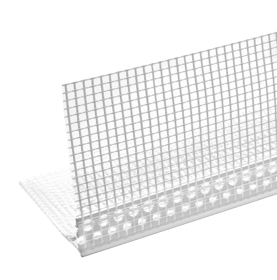 PVC angle with mesh - Corner Reinforcement Plus