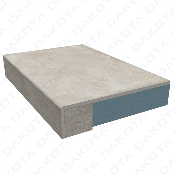 DK-Fensterbank™ Stone One senza morse laterali
