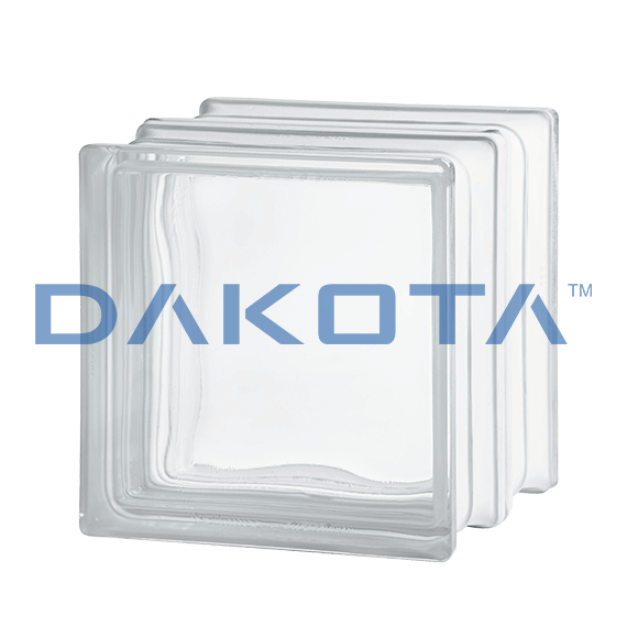 White undulating glass block fire resistant - Class EI60
