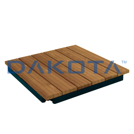 Tile made in thermotreated pine