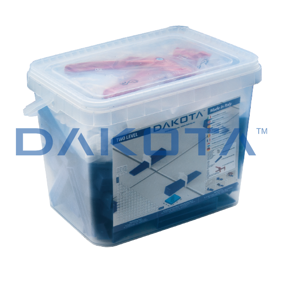 Kit Two Level - 100 elementi a perdere da 0,5 mm - 100 cunei e 1 pinza
