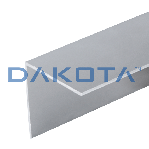 Satin-finish aluminium corner protector
